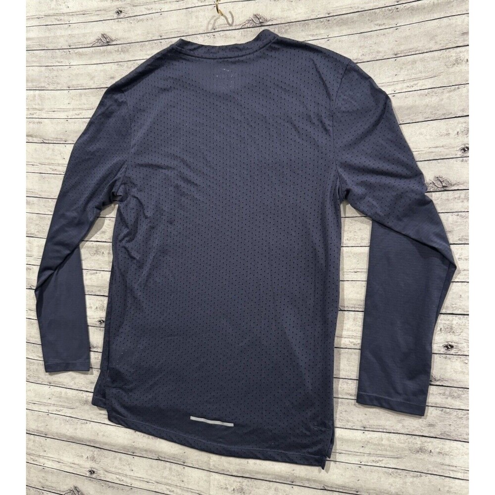 Nike Rise 365 Running Shirt Sz S Blue Reflective Long Sleeve Stretch AQ9923-557 - Picture 13 of 16